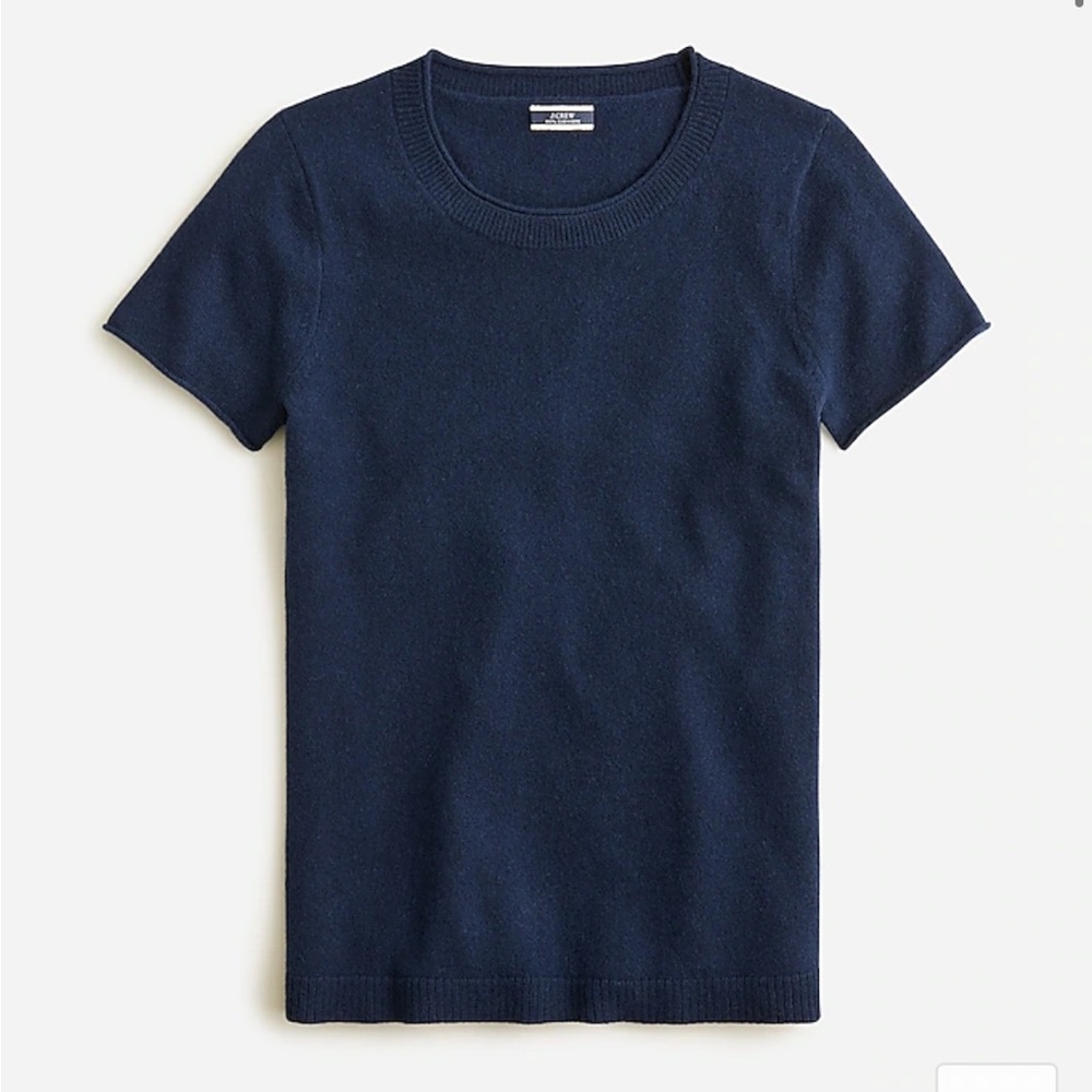 J.Crew Women’s Short-sleeve Cashmere crewneck sweater t-shirt - Size Small NWOT